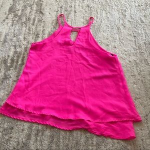Pink top size small